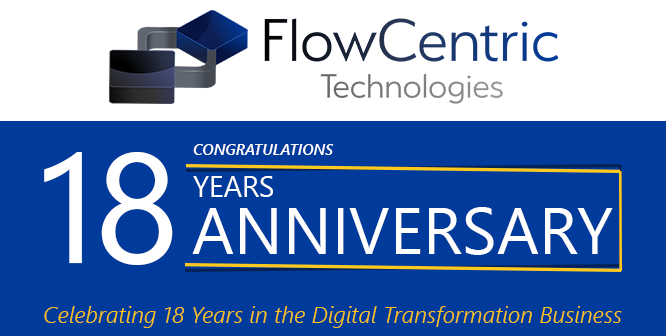Celebrating 18 Years in the Digital Transformation Business