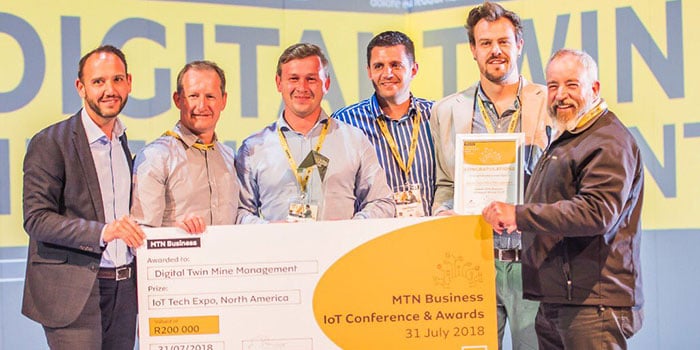 FlowCentric/MineRP Collaboration Wins Best Industry 4.0 Solution at MTN IoT Awards 2018